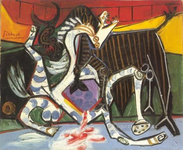  taureaux Pintura - Cursos de taureaux Corrida 1923 Cubismo